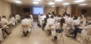 Doctors in classroom